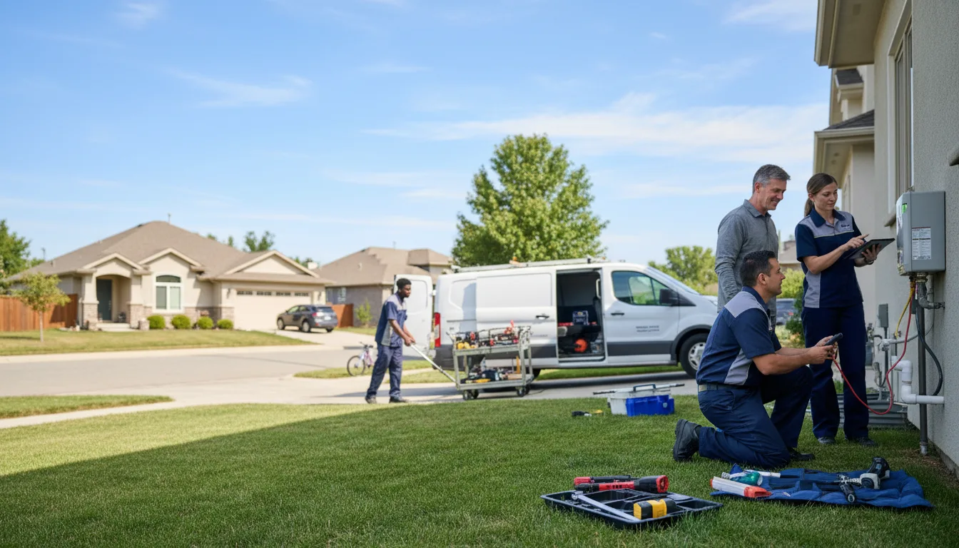 Tankless water heater service in Mayfield, UT